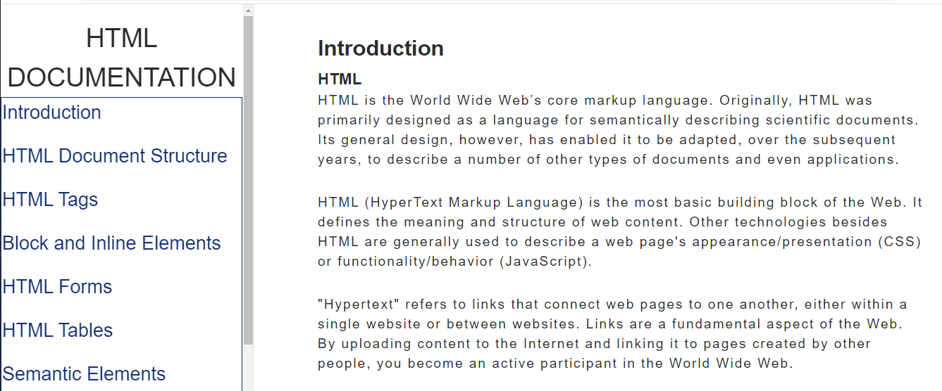 documentation-project